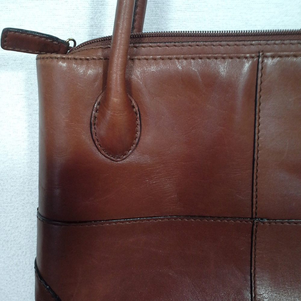 Etienne Aigner shoulder bag Red brown 11x8x3 - Picture 8 of 8